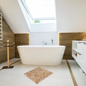 Csúszásgátló szőnyeg teak natúr 50 x 48,5 cm