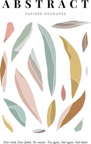 Boho absztrakt modern Poszter 30x40cm #W7