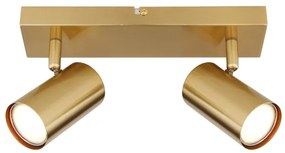 Globo 57911-2GO - Spotlámpa ROBBY 2xGU10/35W/230V arany