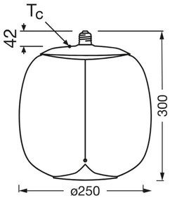 LED Izzó VINTAGE FILAMENT E27/3,4W/230V 2700K - Osram