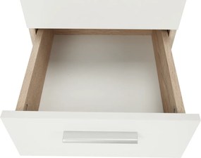 íróasztal, tölgy sonoma/fehér, EUSTACH