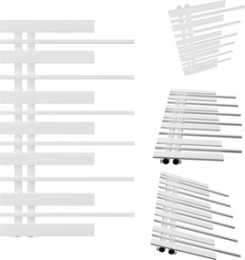Fürdőszobai radiátor Pianino 870x570 Fehér Fényes Bal