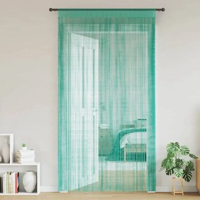 2 db türkiz zsinórfüggöny 100 x 250 cm