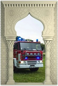 Poszterek 80x120 Tűzoltóautó