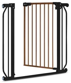 Lionelo - TRUUS SLIM biztonsági kapu fekete/barna