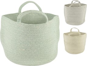 Tárolókosár fogantyúkkal COTTON HAVEN 35x35 cm - több színben Termék színe: Zöld
