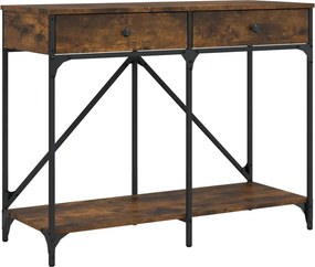 vidaXL füstös tölgy színű szerelt fa tálalóasztal 100 x 39 x 78,5 cm