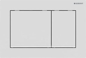 Geberit 115.080.01.1 - Omega30 öblítő nyomólap 21,2x14,2 cm fehér