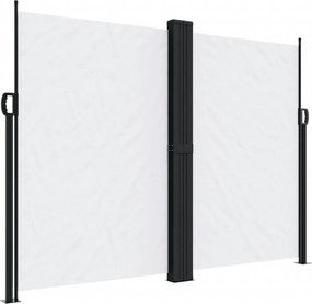 vidaXL fehér behúzható oldalsó napellenző 180 x 600 cm