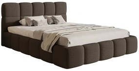 Franciaágy 140 cm Cirsten 140B (ágyráccsal) (bézs). 1099523