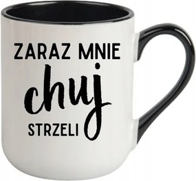 Fehér Bögre Fekete Cofee Vicces Ajándék Azonnal Lelő