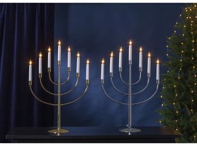 Ezüstszínű konnektorhoz csatlakoztatható karácsonyi fénydekoráció Titus – Star Trading