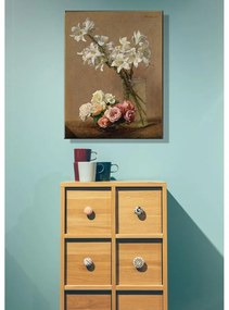 Henri Fantin-Latour - A Virágok és gyümölcsök című festmény másolata, 45 x 100 cm