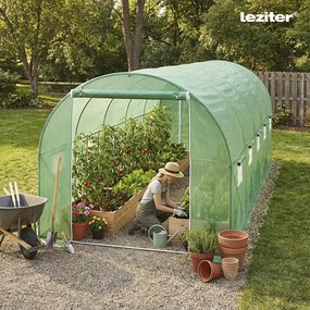 Fóliasátor 200x300x450 cm erősített vázzal+fólia