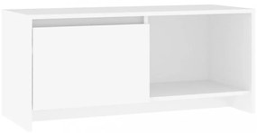 fehér szerelt fa TV-szekrény 90 x 35 x 40 cm