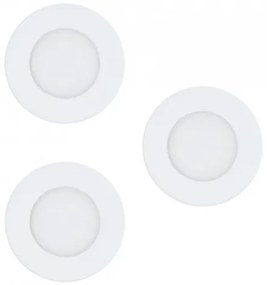 LED panel , süllyesztett , 3 x 2.8W , CCT , dimmelhető , 8.5 cm , kerek , fehér , IP44 , EGLO Connect.Z , Zigbee , FUEVA-Z , 900099