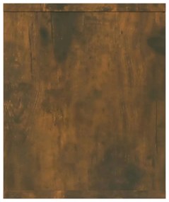 füstös tölgy színű szerelt fa könyv-/TV-szekrény 143x30x36 cm