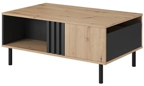 BADIA konferencia asztal tölgy/antracit színben