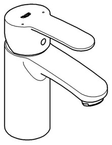 GROHE 3246820E - EUROSTYLE COSMOPOLITAN mosdócsaptelep, S méret, króm