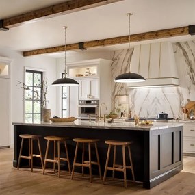 Kichler KL-DELAROSA-P-BK - Csillár láncon DELAROSA 1xE27/60W/230V fekete/réz