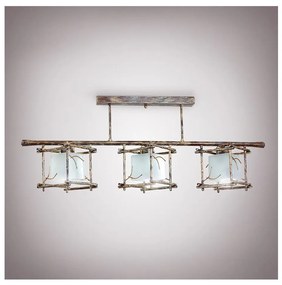 Csillár rúdon SAVANNAH KUBO 3xE27/40W/230V világos