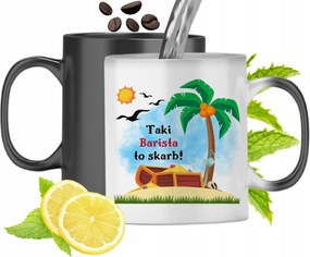 Barista Varázslatos Bögre Születésnapra Ajándék Nyomtatott Fotóval