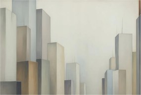 Dekoratív Fali Fotótapéta Városi felhőkarcolók 104x70 Ragasztó