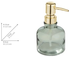 Mentazöld üveg szappanadagoló 200 ml Atessa – Wenko