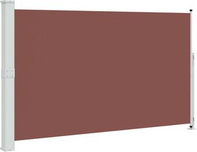vidaXL barna behúzható oldalsó terasznapellenző 180 x 300 cm