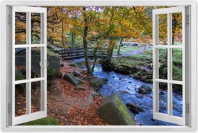 Poszterek 60x40 Híd a parkban