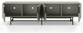 Zöldesszürke TV-állvány 200x63,5 cm Eldia – Marckeric