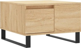 vidaXL sonoma tölgy színű szerelt fa dohányzóasztal 55 x 55 x 36,5 cm
