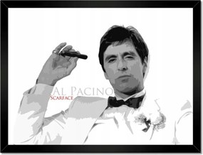 Poszterek keretben 40x30 Al Pacino A sebhelyesarcú Scarface