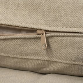 Bézs len kanapé 212 cm – Ixia