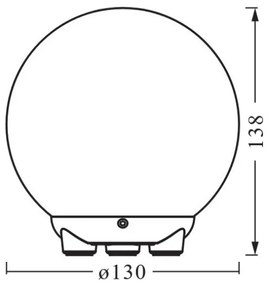 Ledvance - LED RGBW fényerőszabályozható asztali lámpa SMART+ MAGIC LED/2,5W/5V Wi-Fi
