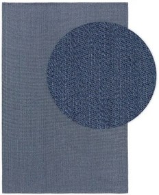 Pamut szőnyeg Cooper kék 75x150 cm