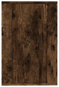 2 db füstös tölgy falra szerelhető TV-szekrény 40x34,5x60 cm