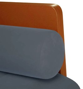 sötétszürke bársony loveseat kanapé párnákkal 110 cm