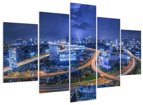 Városi autópálya képe (150x105 cm)