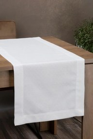 Ellen lurex asztali futó Fehér/ezüst 40x200 cm