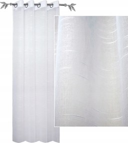Kész Függöny Átvezető Függöny 140x250 Fátyol Fehér