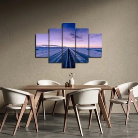 A téli út képe (150x105 cm)