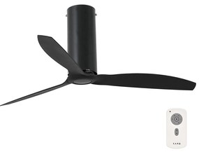FARO 32060 - Mennyezeti ventilátor TUBE FAN fekete + távirányítás