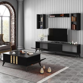 Nappali fal Golden (antracit + fekete). 1072971