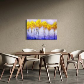 Sárga fák képe (90x60 cm)