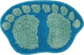 Fürdőszoba Szőnyeg Láb Kék