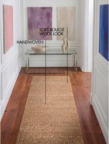 Bézs kézi szövésű buklé futószőnyeg 80x200 cm Notting Hill Portobello – Ted Baker