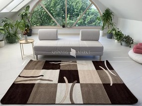 Comfort 4771 barna modern szőnyeg 40x70 cm