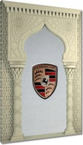 Vászonkép 60x90 Porsche logó bélyeg
