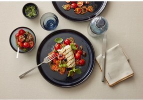 Matt ezüstszínű acél evőeszköz készlet 16 db-os – Bitz